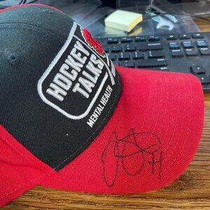 Mike Smith Autographed Calgary Flames "Hockey Talks ..." Cap